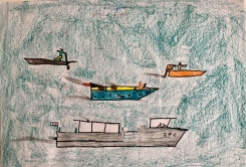 06 scuola primaria zambelli venezia pesce di pace mappa ponte educativo mediterraneo - CLASSE QUARTA DISEGNI