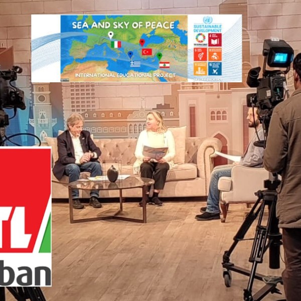 Beirut, il progetto “Mare e cielo di Pace” presentato a Tele Libano